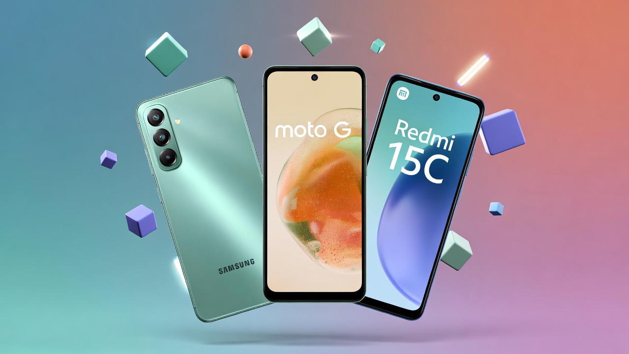 A16 vs Moto G15 vs Redmi 15C: ¿cuál conviene 2026?